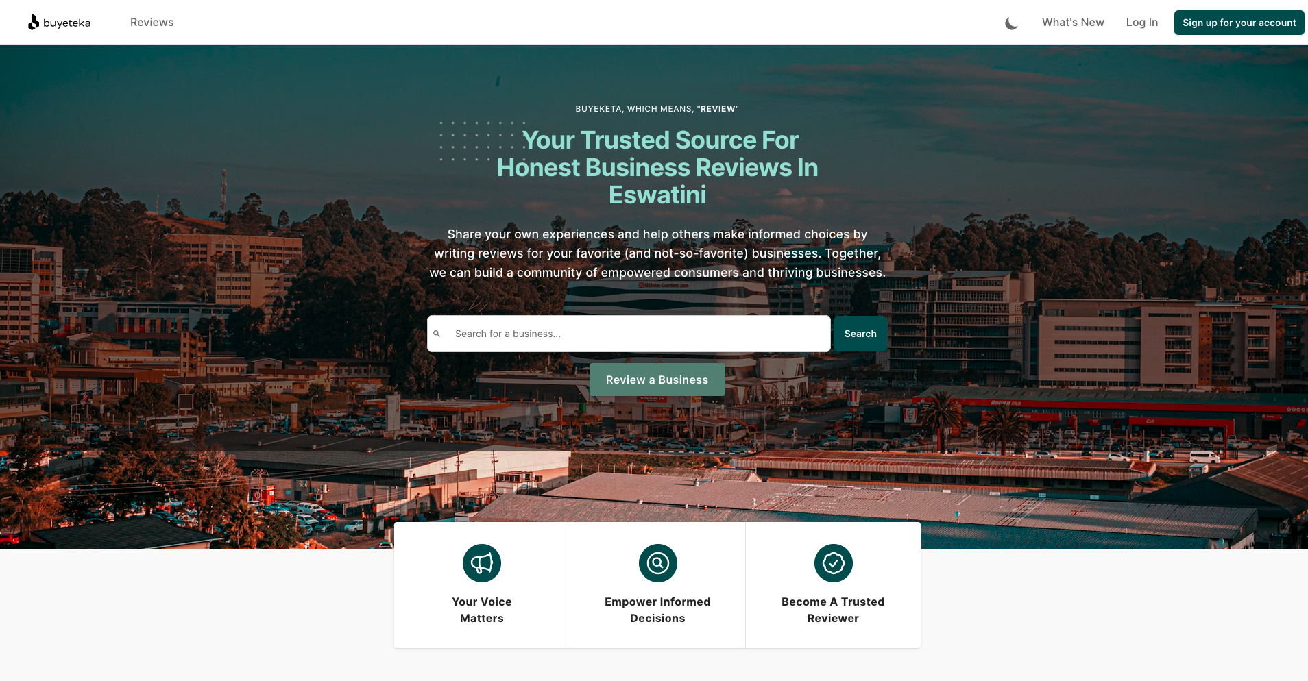 Buyeketa Platform Preview